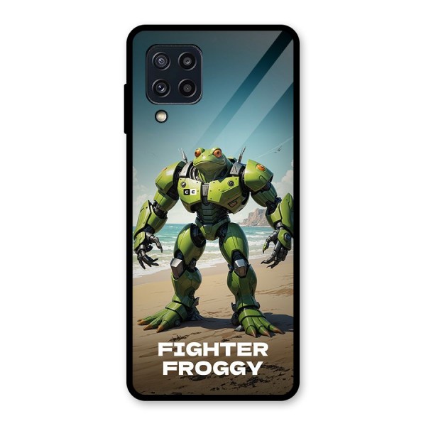 Fighter Froggy Glass Back Case for Galaxy M32
