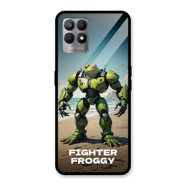 Fighter Froggy Glass Back Case for Realme 8i