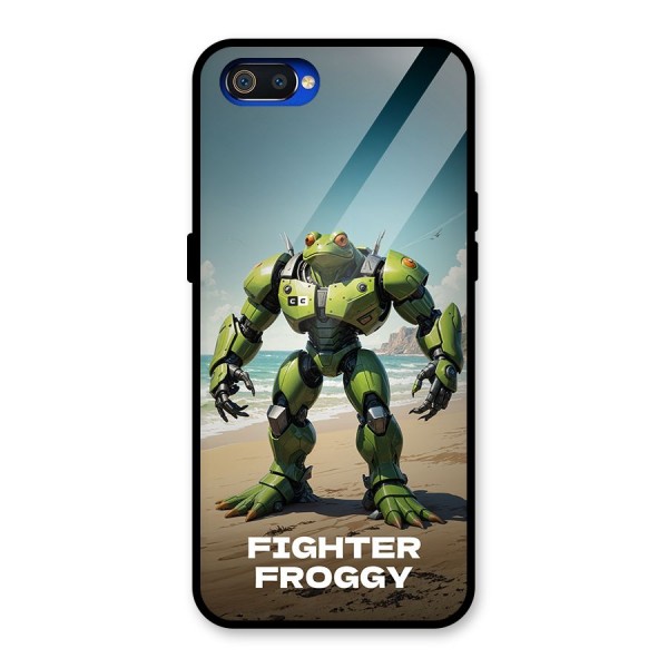 Fighter Froggy Glass Back Case for Realme C2