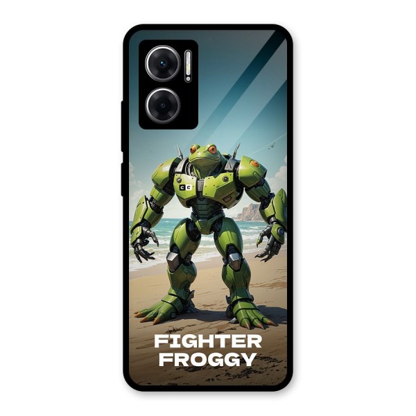 Fighter Froggy Glass Back Case for Redmi 11 Prime 5G