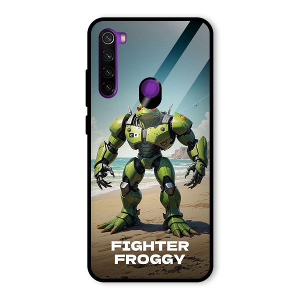 Fighter Froggy Glass Back Case for Redmi Note 8
