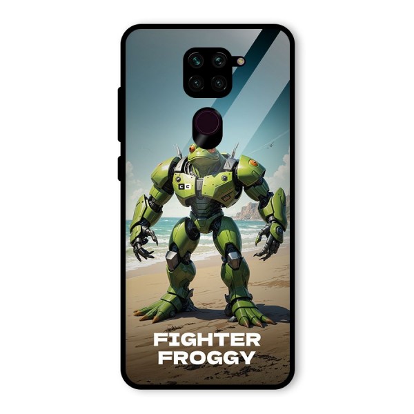 Fighter Froggy Glass Back Case for Redmi Note 9