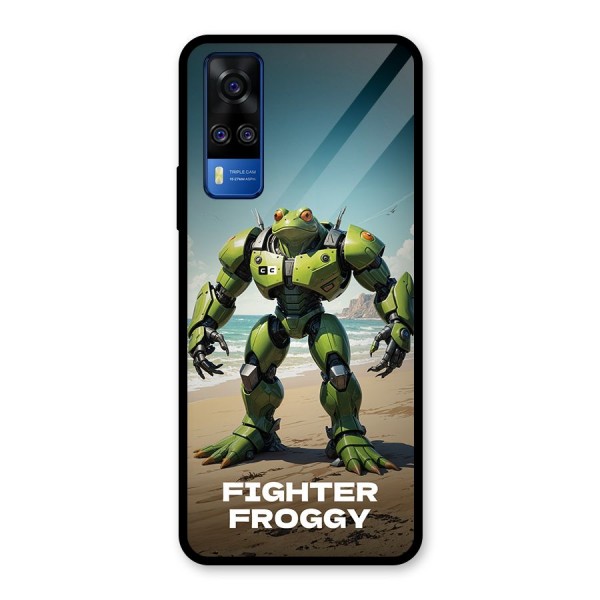 Fighter Froggy Glass Back Case for Vivo Y51