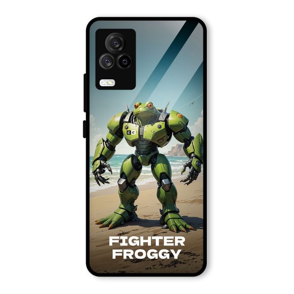 Fighter Froggy Glass Back Case for Vivo iQOO 7 Legend 5G