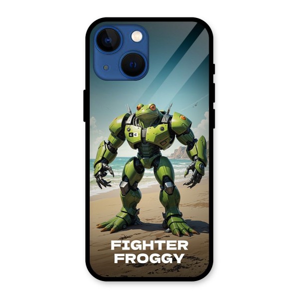 Fighter Froggy Glass Back Case for iPhone 13 Mini