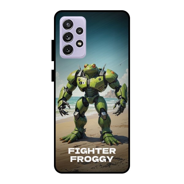 Fighter Froggy Metal Back Case for Galaxy A72