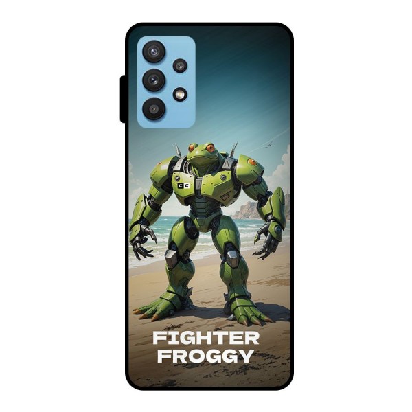 Fighter Froggy Metal Back Case for Galaxy M32 5G