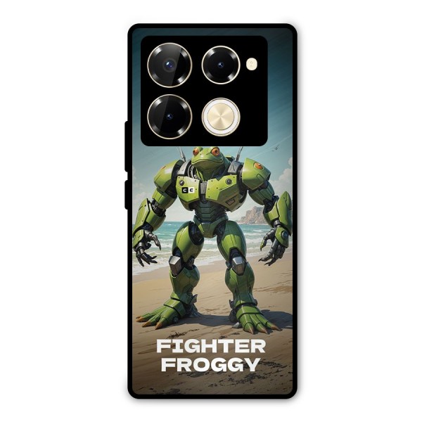 Fighter Froggy Metal Back Case for Infinix Note 40 Pro Plus