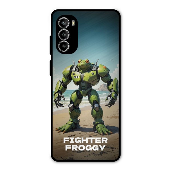 Fighter Froggy Metal Back Case for Moto G82