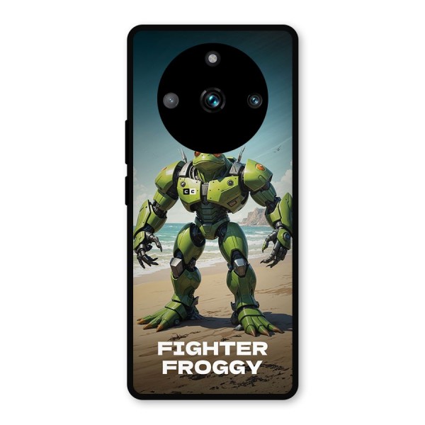 Fighter Froggy Metal Back Case for Realme 11 Pro