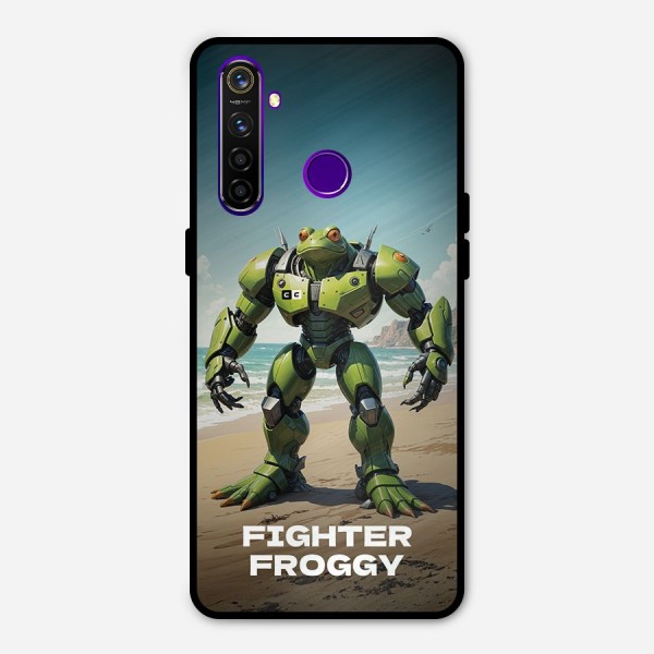 Fighter Froggy Metal Back Case for Realme 5 Pro