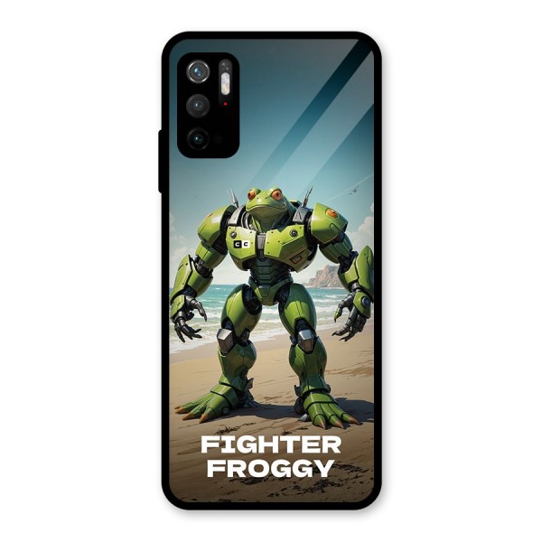 Fighter Froggy Metal Back Case for Redmi Note 10T 5G