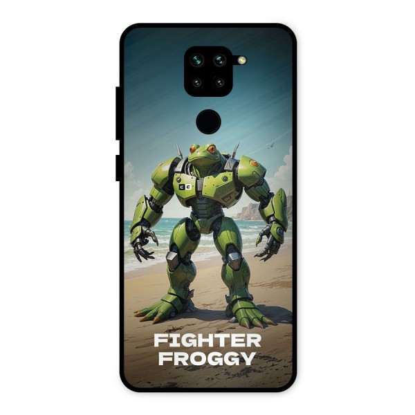 Fighter Froggy Metal Back Case for Redmi Note 9