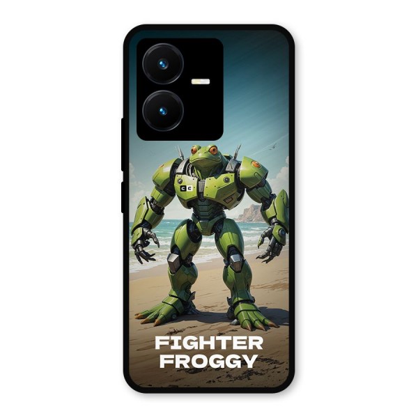 Fighter Froggy Metal Back Case for Vivo Y22