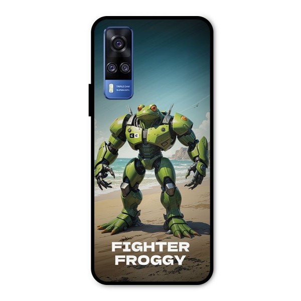 Fighter Froggy Metal Back Case for Vivo Y51A