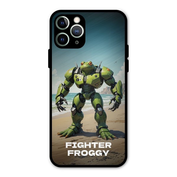 Fighter Froggy Metal Back Case for iPhone 11 Pro Max