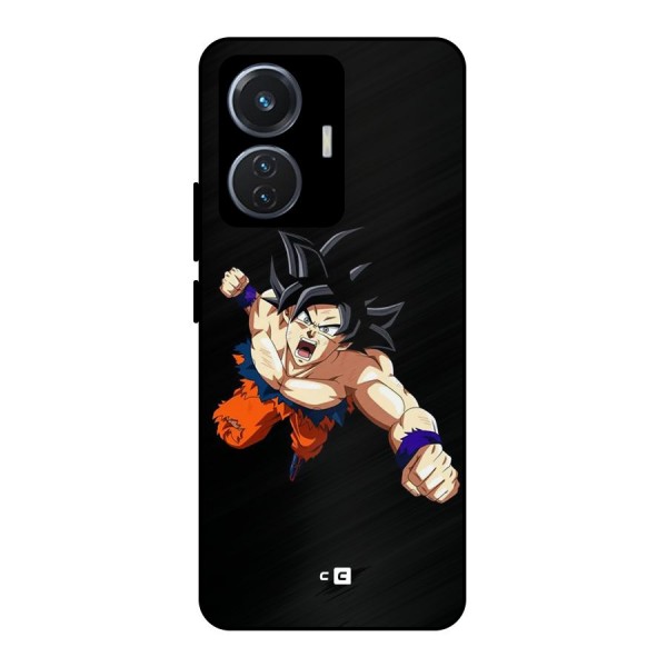 Fighting Goku Metal Back Case for iQOO Z6 44W