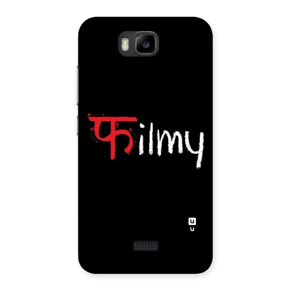 Filmy Back Case for Honor Bee