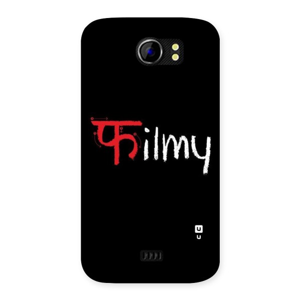 Filmy Back Case for Micromax Canvas 2 A110