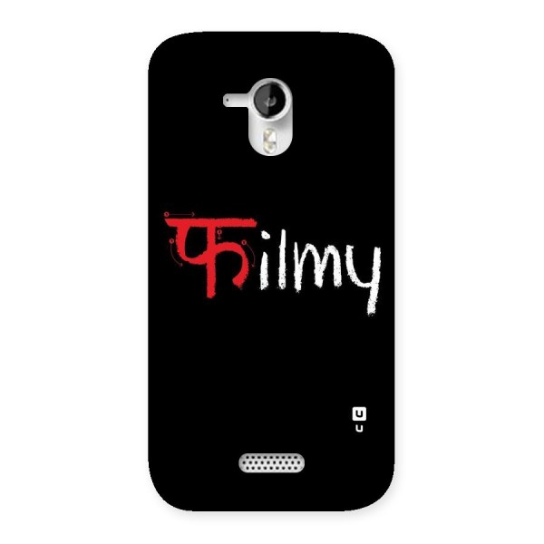 Filmy Back Case for Micromax Canvas HD A116