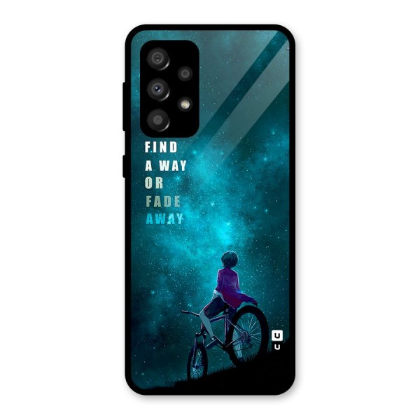 Find Your Way Glass Back Case for Galaxy A32