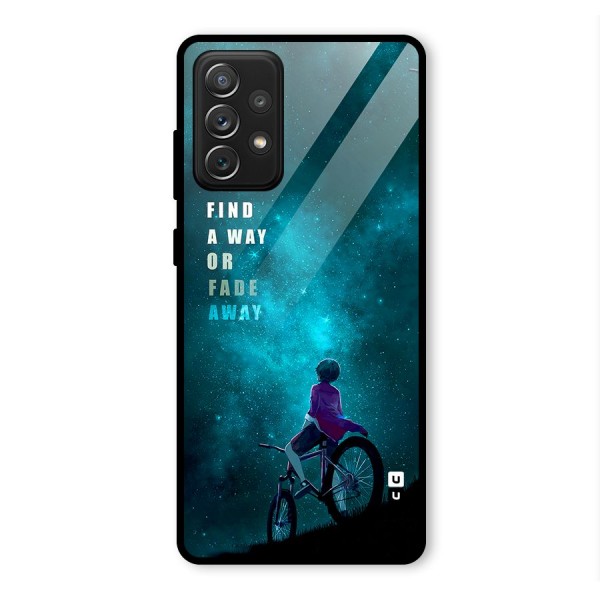 Find Your Way Glass Back Case for Galaxy A72