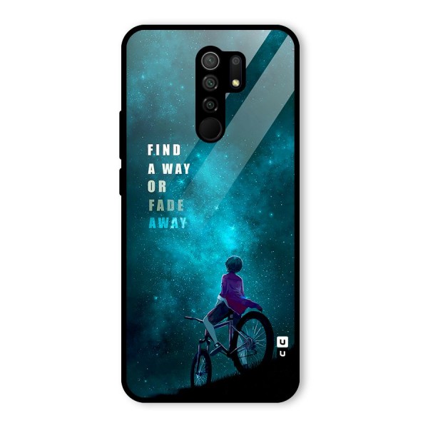 Find Your Way Glass Back Case for Redmi 9 Prime
