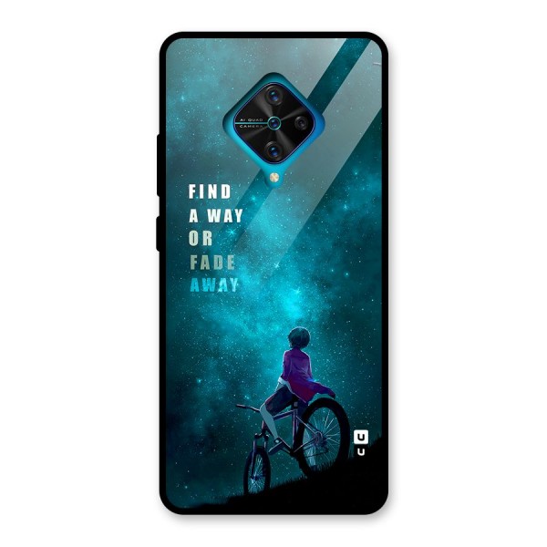 Find Your Way Glass Back Case for Vivo S1 Pro