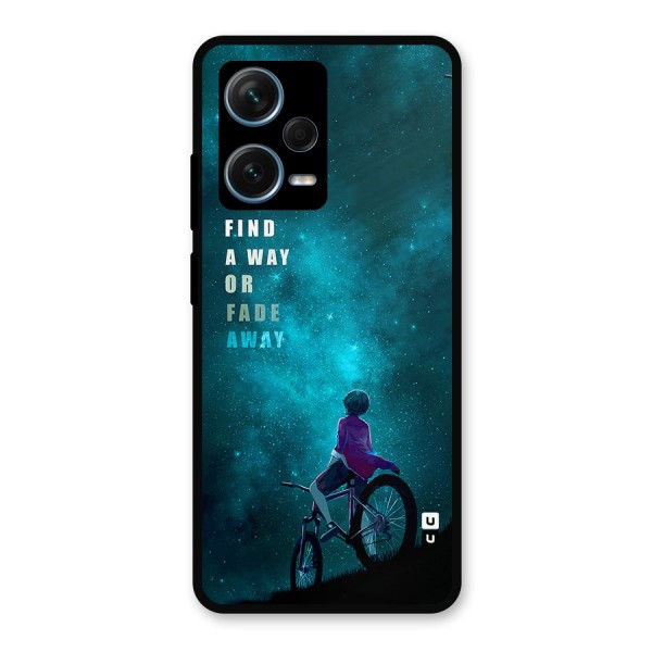 Find Your Way Metal Back Case for Redmi Note 12 Pro Plus 5G