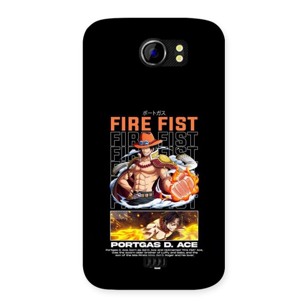 Fire Fist Ace Back Case for Canvas 2 A110