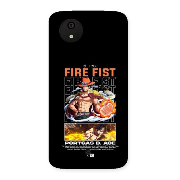 Fire Fist Ace Back Case for Canvas A1  AQ4501