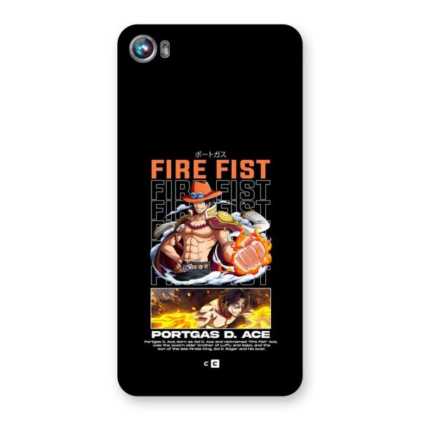 Fire Fist Ace Back Case for Canvas Fire 4 (A107)