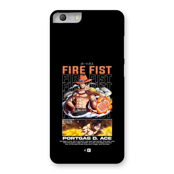 Fire Fist Ace Back Case for Canvas Knight 2