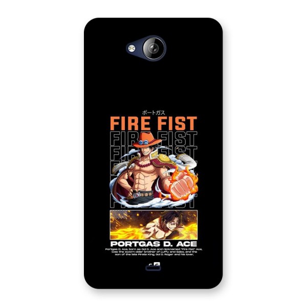 Fire Fist Ace Back Case for Canvas Play Q355