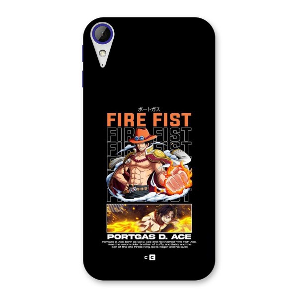 Fire Fist Ace Back Case for Desire 830