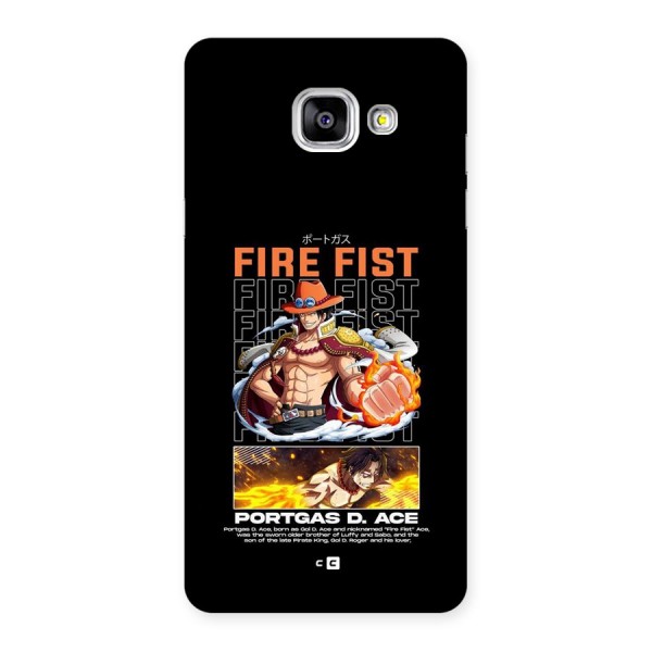 Fire Fist Ace Back Case for Galaxy A5 (2016)