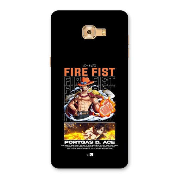 Fire Fist Ace Back Case for Galaxy C9 Pro