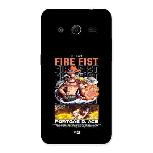 Fire Fist Ace Back Case for Galaxy Core 2