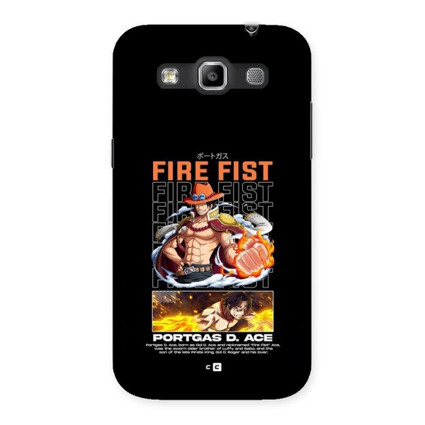 Fire Fist Ace Back Case for Galaxy Grand Quattro