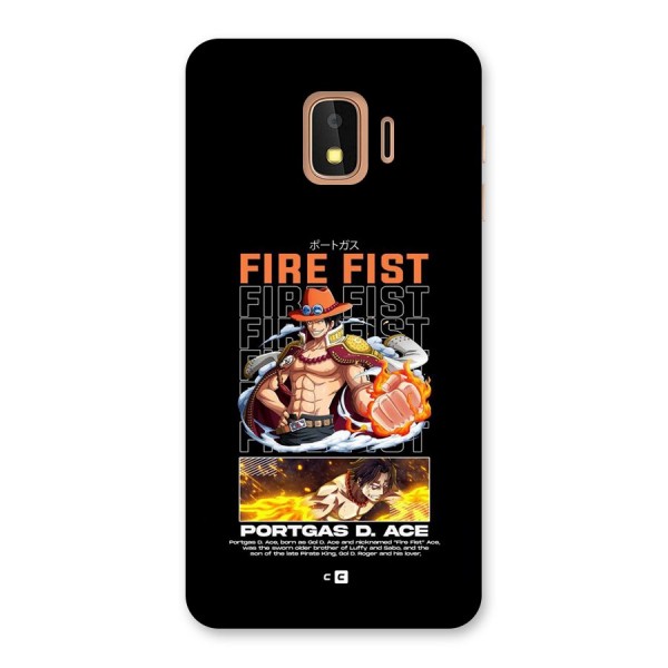 Fire Fist Ace Back Case for Galaxy J2 Core