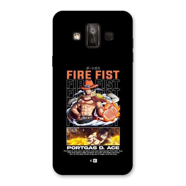 Fire Fist Ace Back Case for Galaxy J7 Duo
