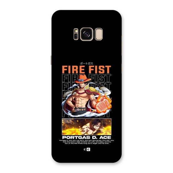 Fire Fist Ace Back Case for Galaxy S8 Plus