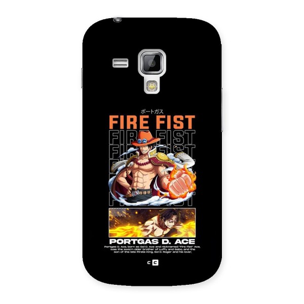 Fire Fist Ace Back Case for Galaxy S Duos