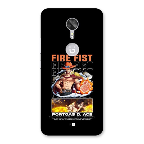 Fire Fist Ace Back Case for Gionee A1