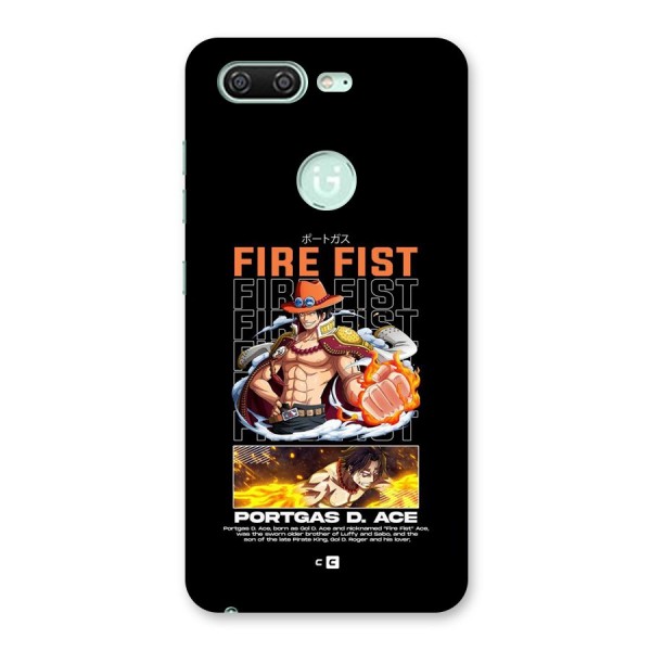 Fire Fist Ace Back Case for Gionee S10