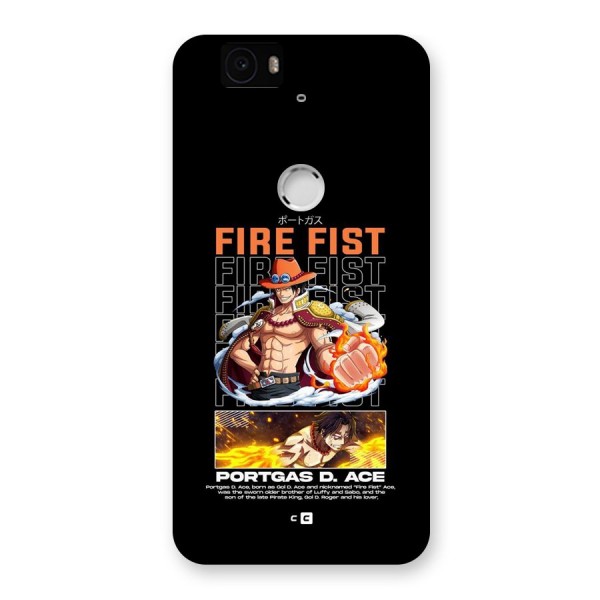 Fire Fist Ace Back Case for Google Nexus 6P