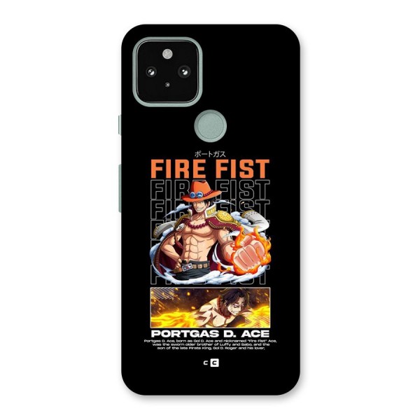Fire Fist Ace Back Case for Google Pixel 5