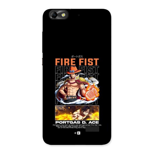 Fire Fist Ace Back Case for Honor 4C