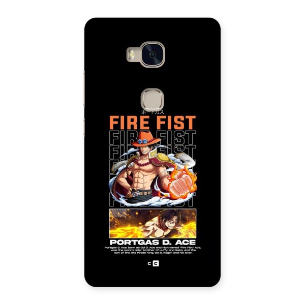 Fire Fist Ace Back Case for Honor 5X