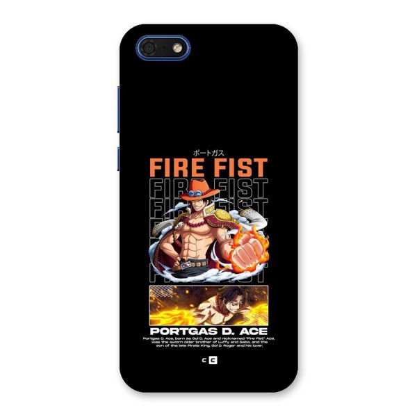 Fire Fist Ace Back Case for Honor 7s